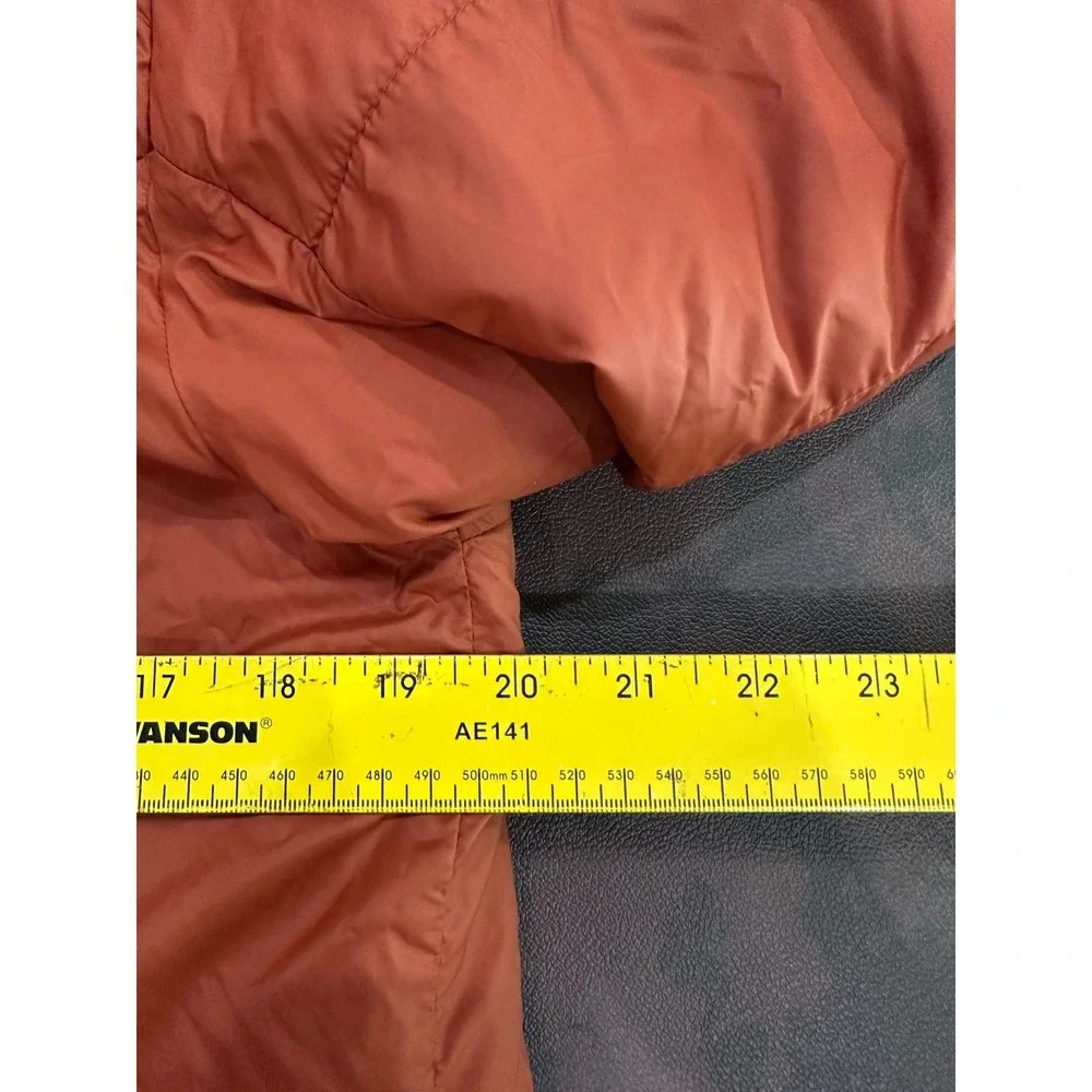 The North Face Mens‎ Burnt Orange Quilted Insulated Puffer Jacket Small S/P